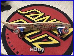 Vintage Santa Cruz Special Edition Mechanical Fish Complete Skateboard