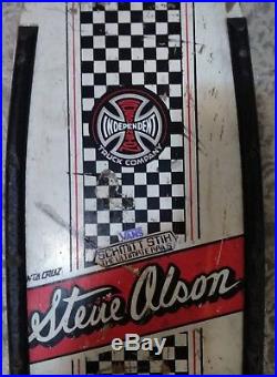 Vintage Santa Cruz Steve olson skateboard 1981