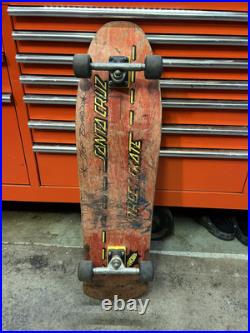 Vintage Santa Cruz Street Skate 36.5x10.5 Skateboard