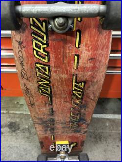 Vintage Santa Cruz Street Skate 36.5x10.5 Skateboard