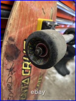 Vintage Santa Cruz Street Skate 36.5x10.5 Skateboard