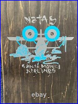 Vintage Santa Monica Airline NATAS KAUPAS DRUNK/INJURED CAT Black Deck NOS