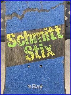 Vintage Schmitt Stix Grosso Blocks Ragdoll Skateboard Deck! Santa Cruz