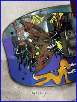 Vintage Schmitt Stix Hans Lindgren Crow Bar Freestyle Skateboard Tracker Trucks