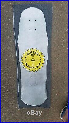 Vintage Schmitt Stix Ripsaw Mini skateboard deck nos