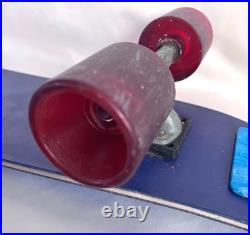 Vintage Sea Breeze Pro Slalom Skateboard Fiberglass Deck Continental Trucks
