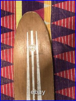 Vintage Sears Hang Ten Skateboard 35x 6.5 Longboard All Original
