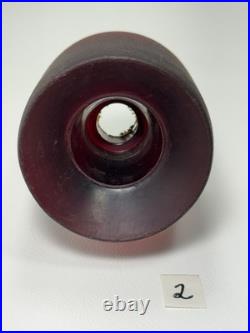 Vintage Sims 60mm Pure Juice Competition 1970s Skateboard Wheels Set of 4 Red