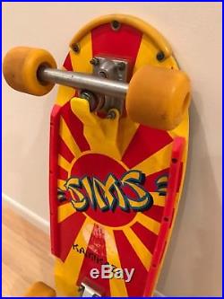 Vintage Sims Kamikaze Skateboard 1983 Vintage Sims Kamikaze Skateboard 1983