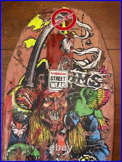 Vintage Sims Kevin Staab Pirate Skateboard OG 1980s Vision Street Wear