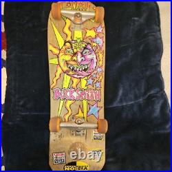 Vintage Sims Skateboard Deck BUCK SMITH Rare OG SUN FACE Sun & Moon 1989