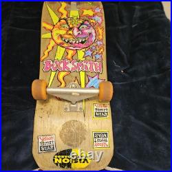 Vintage Sims Skateboard Deck BUCK SMITH Rare OG SUN FACE Sun & Moon 1989