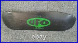 Vintage Skateboard 1989 UFO Team Deck from the late 1980's rebirth of the brand