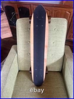 Vintage Skateboard 28.5 NOS Large Rolls Royce Silver Cloud Wheels Gold ACS 500