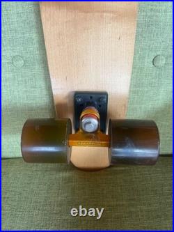 Vintage Skateboard 28.5 NOS Large Rolls Royce Silver Cloud Wheels Gold ACS 500 Vintage Skateboard 28.5 NOS Large Rolls Royce Silver Cloud Wheels Gold ACS 500
