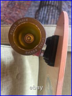 Vintage Skateboard 28.5 NOS Large Rolls Royce Silver Cloud Wheels Gold ACS 500