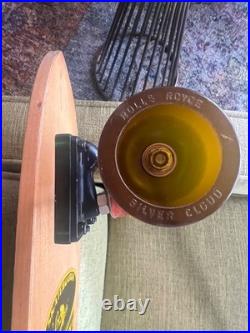 Vintage Skateboard 28.5 NOS Large Rolls Royce Silver Cloud Wheels Gold ACS 500 Vintage Skateboard 28.5 NOS Large Rolls Royce Silver Cloud Wheels Gold ACS 500