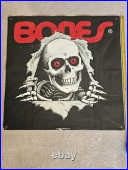 Vintage Skateboard Banner Powell Bones Ripper 1984 OG Skate Shop Poster 36 x 36 Vintage Skateboard Banner Powell Bones Ripper 1984 OG Skate Shop Poster 36 x 36