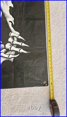 Vintage Skateboard Banner Powell Bones Ripper 1984 OG Skate Shop Poster 36 x 36