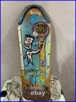 Vintage Skateboard Blocks Of Head 50 Shades Of Jim's Grey