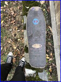 Vintage Skateboard Chris Miller Cat Alva Rocks Tracker Look! Complete! Planet