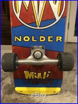 Vintage Skateboard, Complete B. B. C. Monty Nolder Mini