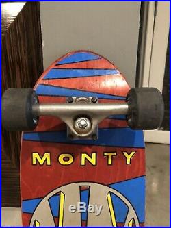 Vintage Skateboard, Complete B. B. C. Monty Nolder Mini