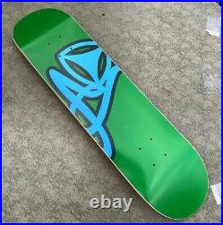 Vintage Skateboard Deck New Old Stock Wood Grain Bright Green 31x8 Custom Build