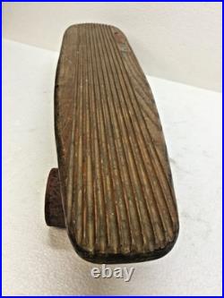 Vintage Skateboard Fleetwing Side Surf Oak Wood Traction Action Composite Wheels