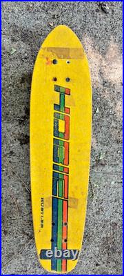 Vintage Skateboard Hobie Hustler from 1975 Power Paw loose ball wheels