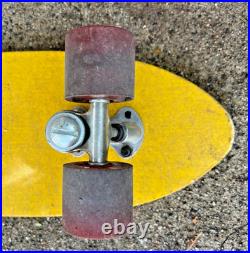 Vintage Skateboard Hobie Hustler from 1975 Power Paw loose ball wheels