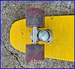 Vintage Skateboard Hobie Hustler from 1975 Power Paw loose ball wheels