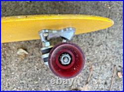 Vintage Skateboard Hobie Hustler from 1975 Power Paw loose ball wheels