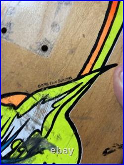 Vintage Skateboard Mini Model Schmitt Stix Chris Miller 29 3/4 x 9 1/8