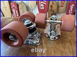 Vintage Skateboard NOS KKM Trucks And Wheels Minty