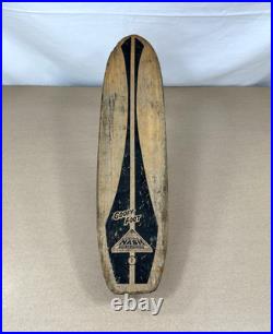 Vintage Skateboard Nash Goofy 1960s Foot Wooden #7 RARE Sidewalk Surfboard 21.5