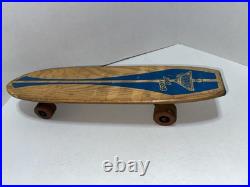 Vintage Skateboard Nash Goofy 1960s Foot Wooden #7 RARE Sidewalk Surfboard 21.5
