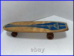 Vintage Skateboard Nash Goofy 1960s Foot Wooden #7 RARE Sidewalk Surfboard 21.5
