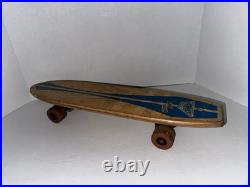Vintage Skateboard Nash Goofy 1960s Foot Wooden #7 RARE Sidewalk Surfboard 21.5
