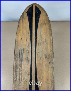 Vintage Skateboard Nash Goofy 1960s Foot Wooden #7 RARE Sidewalk Surfboard 21.5