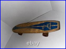 Vintage Skateboard Nash Goofy 1960s Foot Wooden #7 RARE Sidewalk Surfboard 21.5