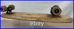 Vintage Skateboard Nash Goofy 1960s Foot Wooden #7 RARE Sidewalk Surfboard 21.5