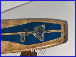 Vintage Skateboard Nash Goofy 1960s Foot Wooden #7 RARE Sidewalk Surfboard 21.5
