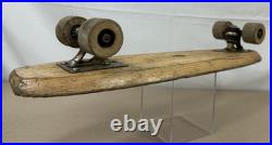 Vintage Skateboard Nash Goofy 1960s Foot Wooden #7 RARE Sidewalk Surfboard 21.5