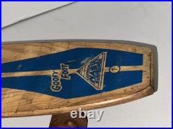 Vintage Skateboard Nash Goofy 1960s Foot Wooden #7 RARE Sidewalk Surfboard 21.5