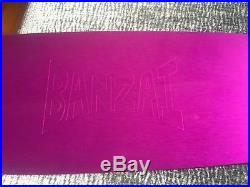 Vintage Skateboard Nos Banzai Aluminum Deck 1970s 24 Inches Purple Stunning