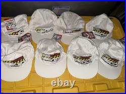 Vintage Skateboard Nos Vision Street Wear Painters Cap Hat Lot Of 8 Original Og