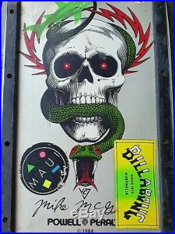 Vintage Skateboard OG Powell Peralta Mike McGill Skull & Snake 80s