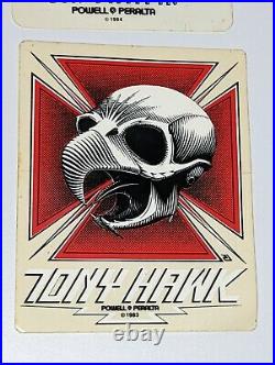 Vintage Skateboard Poster Stickers Tony Hawk 1983 Christian Hosoi Monty