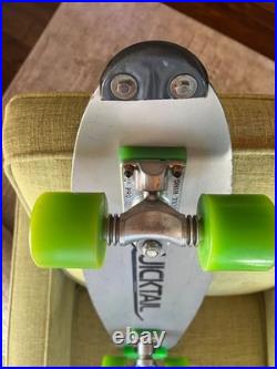 Vintage Skateboard Powell QuickTail 1976. Sims Mini Comp Wheels, Gullwing Trucks